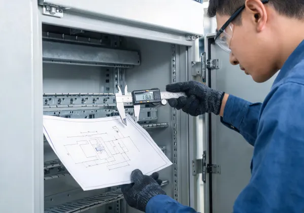 Panel assembly dimensional check